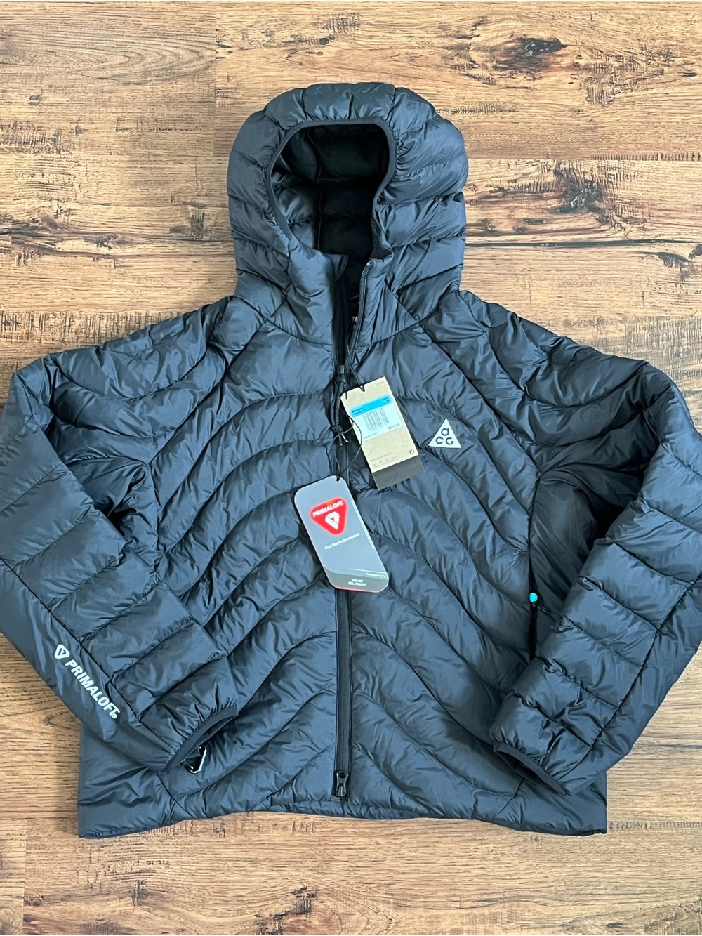Nike ACG Therma Fit ADV Lava Flow Jacket ‘Black White’ (size wmns M)